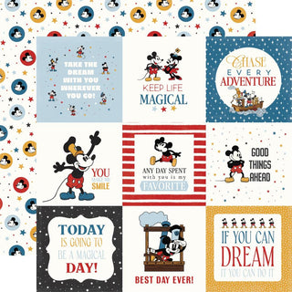 4x4 Journaling Cards - Echo Park Mouse and Me Cardstock 12