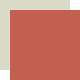 Red / Lt. Green - Carta Bella Silly Goose Cardstock 12"X12"