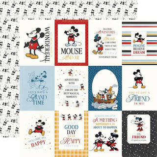 Whistle While You Sail - Echo Park Mouse and Me Cardstock 12