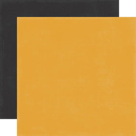Yellow / Black - Echo Park Mouse and Me Cardstock 12"X12"