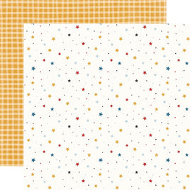 Dreamy Stars - Echo Park Mouse and Me Cardstock 12"X12"