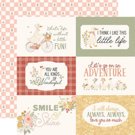 6x4 Journaling Cards - Carta Bella Silly Goose Cardstock 12"X12"
