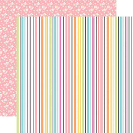 Make Something Stripes - Echo Park Craft Room Cardstock 12"X12"