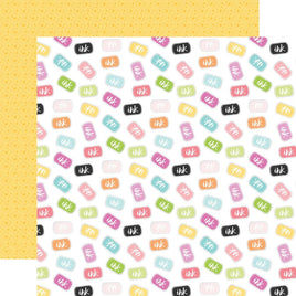 Colorful Ink - Echo Park Craft Room Cardstock 12"X12"
