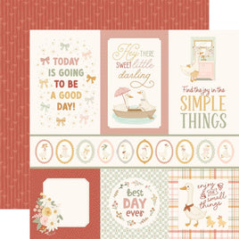 Multi Journaling Cards - Carta Bella Silly Goose Cardstock 12"X12"