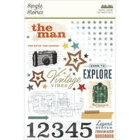 Rustic Legend - Simple Stories Rub Ons