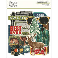 Rustic Legend - Simple Stories Chipboard