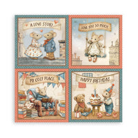 Family - Stamperia Single-Sided Paper Pad 12"X12" 22/Pkg