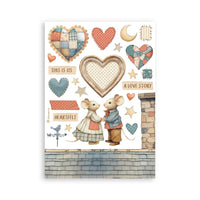 Family - Stamperia A5 Washi Pad 8/Pkg