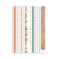 Family - Stamperia A5 Washi Pad 8/Pkg