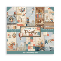 Family - Stamperia Double-Sided Paper Pad 12"X12" 10/Pkg