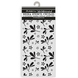 Family Big Flower Pattern - Stamperia Stencil 4.72"X9.84"