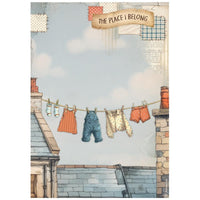 Family - Stamperia Rice Paper A4 6/Pkg