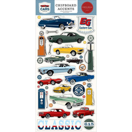 Cars - Carta Bella Chipboard Accents 6"X13"