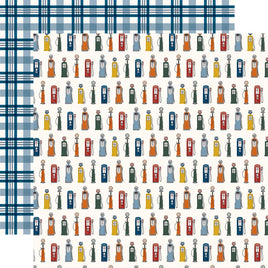 Fill Up On Gas - Carta Bella Cars Cardstock 12"X12"