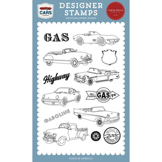 Vintage Vehicles - Carta Bella Cars Stamp Set