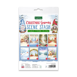 Christmas Gnomes Scene Stash, 24 sheets