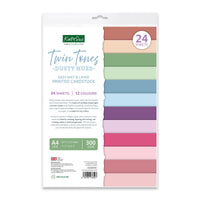 Twin Tones: Dusty Hues Printed Mat & Layer Cardstock, 24 sheets