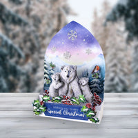 White Pointed Arch Pop Up Cards & Envelopes 137x98mm, Pack of 12