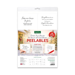 From Our House To Yours at Christmas Peelables, 48 stickers