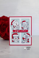 Carol Kitten - 4x6 Clear Stamp Set