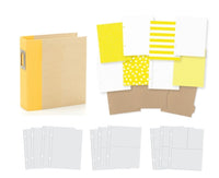 Yellow - Simple Stories Sn@p! Binder 6"X8"
