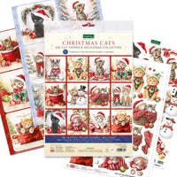Christmas Cats Die Cut Topper & Decoupage Collection