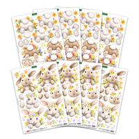 Katy Sue Die Cut Decoupage – Bunny Kisses & Fluffy Tails (pack of 8)