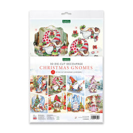 Die Cut Decoupage – Christmas Gnomes (pack of 12)