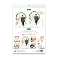 Die Cut Decoupage – Forever & Always (pack of 12)