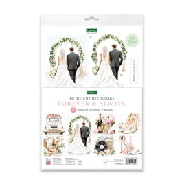 Die Cut Decoupage – Forever & Always (pack of 12)