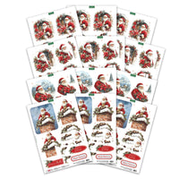 Die Cut Decoupage – Santa Scenes (pack of 12)