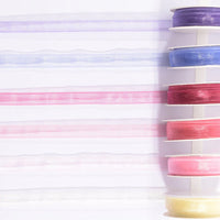 Vaessen Creative Organza Ribbon 6 Colors 6mmx2m Baby Rose