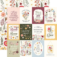 Pressed Floral - Carta Bella Double-Sided Paper Pad 6"X6"