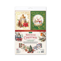 Nostalgic Christmas Foiled Paper Craft Toppers & Sentiments, 8 sheets