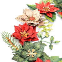 Vintage Christmas, Die Cut Flowers & Leaves, 12 sheets