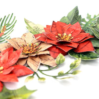 Vintage Christmas, Die Cut Flowers & Leaves, 12 sheets