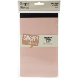 Blush - Simple Stories Sn@p! Flipbook 4"X6"