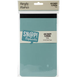 Teal - Simple Stories Sn@p! Flipbook 4"X6"