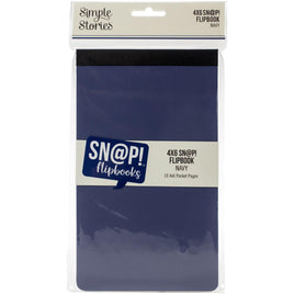 Navy - Simple Stories Sn@p! Flipbook 4"X6"