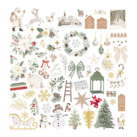 Rosie's Studio Sleigh Bells Ring Cardstock Diecut Ephemera
