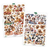 Picnic Pups Die Cut Topper & Decoupage Collection