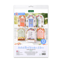 Arched Floral Windows & Doors, Card Making Kit