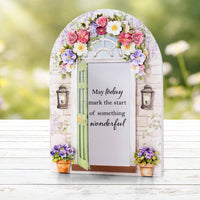 Arched Floral Windows & Doors, Card Making Kit