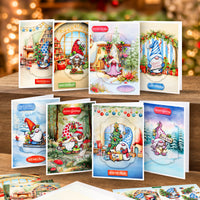 Cosy Christmas Gnomes, Card Making Kit