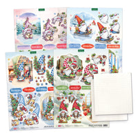 Cosy Christmas Gnomes, Card Making Kit