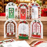 Christmas Windows & Doors, Card Making Kit