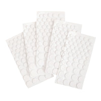 White Dots, Assorted Sizes - Sticky Thumb Dimensional Adhesive Foam 275/Pkg