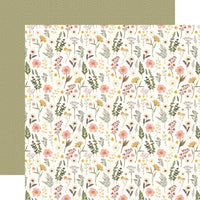 Pressed Floral - Carta Bella Double-Sided Paper Pad 6"X6"