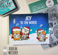 Carol Kitten - 4x6 Clear Stamp Set